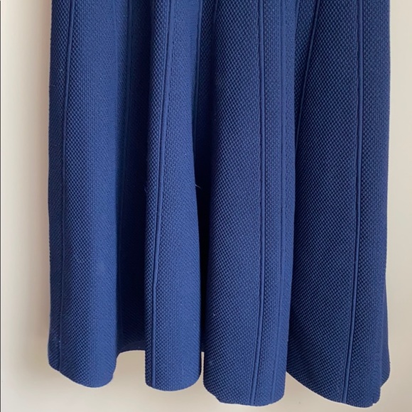 Milly Fit and Flare V-Neck Sweater Dress L - Picture 3 of 9